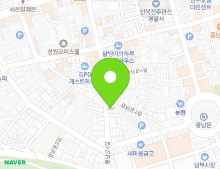 14 Pungnammun 4-gil, Wansan-gu, Jeonju-si, Jeonbuk-do, Republic of Korea Map