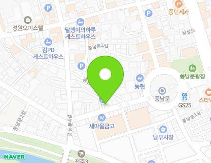 56 Pungnammun 2-gil, Wansan-gu, Jeonju-si, Jeonbuk-do, Republic of Korea Map