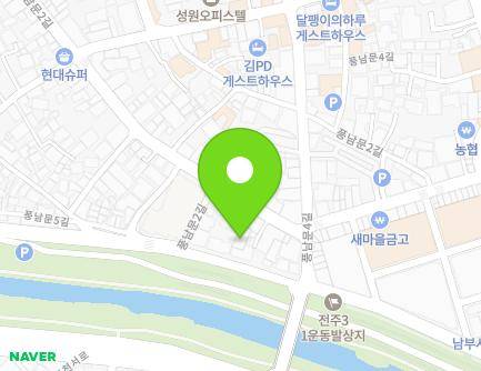 77-4 Pungnammun 2-gil, Wansan-gu, Jeonju-si, Jeonbuk-do, Republic of Korea Map
