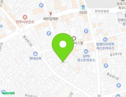 124-12 Pungnammun 2-gil, Wansan-gu, Jeonju-si, Jeonbuk-do, Republic of Korea Map