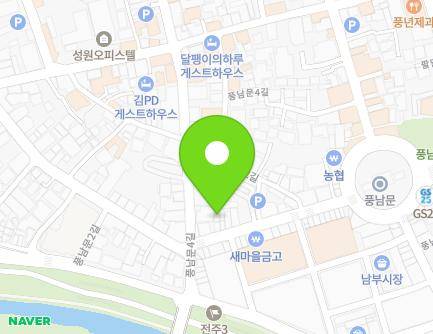 66 Pungnammun 2-gil, Wansan-gu, Jeonju-si, Jeonbuk-do, Republic of Korea Map