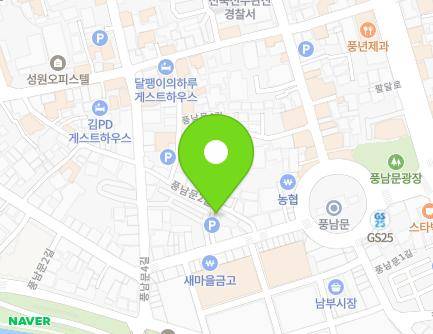 48-5 Pungnammun 2-gil, Wansan-gu, Jeonju-si, Jeonbuk-do, Republic of Korea Map
