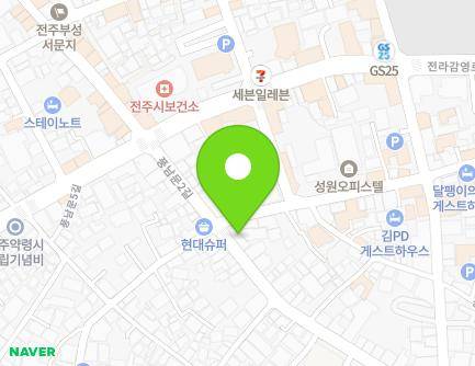 124 Pungnammun 2-gil, Wansan-gu, Jeonju-si, Jeonbuk-do, Republic of Korea Map