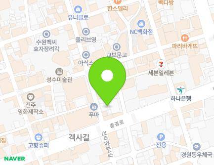 8-1 Jeonjugaeksa 4-gil, Wansan-gu, Jeonju-si, Jeonbuk-do, Republic of Korea Map