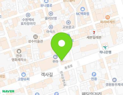 6 Jeonjugaeksa 4-gil, Wansan-gu, Jeonju-si, Jeonbuk-do, Republic of Korea Map