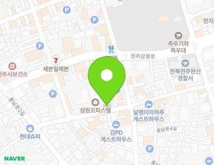 25-22 Pungnammun 4-gil, Wansan-gu, Jeonju-si, Jeonbuk-do, Republic of Korea Map