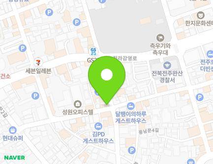 25-2 Pungnammun 4-gil, Wansan-gu, Jeonju-si, Jeonbuk-do, Republic of Korea Map