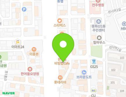 6 Handupyeong 2-gil, Wansan-gu, Jeonju-si, Jeonbuk-do, Republic of Korea Map