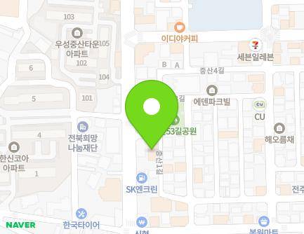 16-7 Jungsan 1-gil, Wansan-gu, Jeonju-si, Jeonbuk-do, Republic of Korea Map