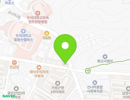 43 Seonneomeo-ro, Wansan-gu, Jeonju-si, Jeonbuk-do, Republic of Korea Map