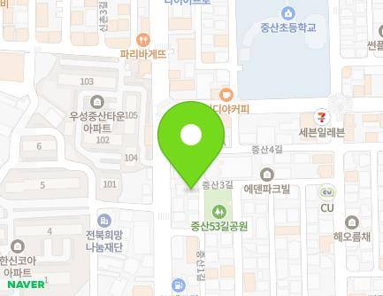 15 Jungsan 3-gil, Wansan-gu, Jeonju-si, Jeonbuk-do, Republic of Korea Map