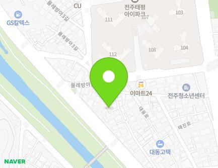43-16 Mullebanga 1-gil, Wansan-gu, Jeonju-si, Jeonbuk-do, Republic of Korea Map