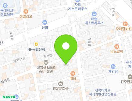 51-11 Dongmun-gil, Wansan-gu, Jeonju-si, Jeonbuk-do, Republic of Korea Map