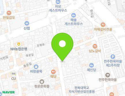 13 Eunhaeng-ro, Wansan-gu, Jeonju-si, Jeonbuk-do, Republic of Korea Map