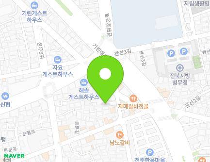 12-3 Hanji-gil, Wansan-gu, Jeonju-si, Jeonbuk-do, Republic of Korea Map
