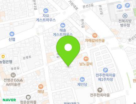 33-11 Dongmun-gil, Wansan-gu, Jeonju-si, Jeonbuk-do, Republic of Korea Map