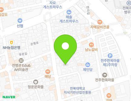 15-6 Eunhaeng-ro, Wansan-gu, Jeonju-si, Jeonbuk-do, Republic of Korea Map
