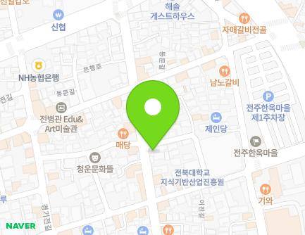 19-4 Eunhaeng-ro, Wansan-gu, Jeonju-si, Jeonbuk-do, Republic of Korea Map