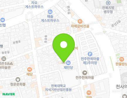 33-21 Dongmun-gil, Wansan-gu, Jeonju-si, Jeonbuk-do, Republic of Korea Map