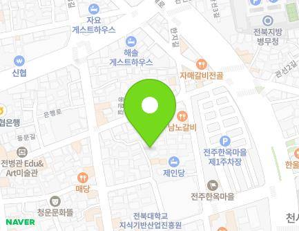 33-15 Dongmun-gil, Wansan-gu, Jeonju-si, Jeonbuk-do, Republic of Korea Map