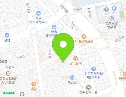 19-6 Dongmun-gil, Wansan-gu, Jeonju-si, Jeonbuk-do, Republic of Korea Map