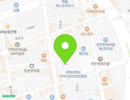 19-10 Eunhaeng-ro, Wansan-gu, Jeonju-si, Jeonbuk-do, Republic of Korea Map