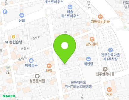 19-5 Eunhaeng-ro, Wansan-gu, Jeonju-si, Jeonbuk-do, Republic of Korea Map