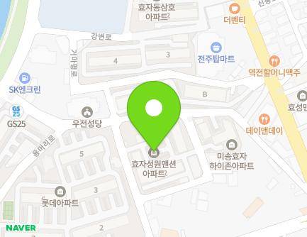 189-47 Geomapyeong-ro, Wansan-gu, Jeonju-si, Jeonbuk-do, Republic of Korea Map