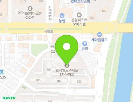 241 Senae-ro, Wansan-gu, Jeonju-si, Jeonbuk-do, Republic of Korea Map