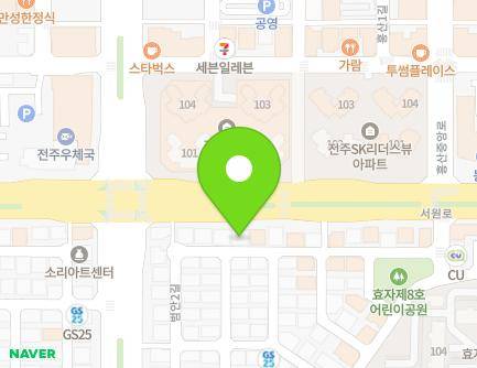 18 Beoman 2-gil, Wansan-gu, Jeonju-si, Jeonbuk-do, Republic of Korea Map