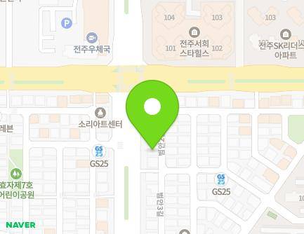 23-8 Beoman 2-gil, Wansan-gu, Jeonju-si, Jeonbuk-do, Republic of Korea Map