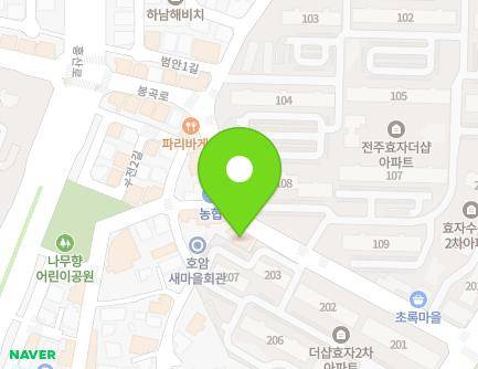 132 Bonggok-ro, Wansan-gu, Jeonju-si, Jeonbuk-do, Republic of Korea Map