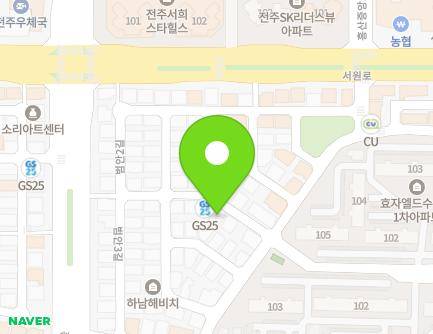 5 Beoman 3-gil, Wansan-gu, Jeonju-si, Jeonbuk-do, Republic of Korea Map