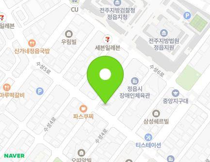 37 Suseong 5-ro, Jeongeup-si, Jeonbuk-do, Republic of Korea Map