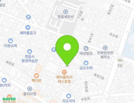 34 Jungang 2-gil, Jeongeup-si, Jeonbuk-do, Republic of Korea Map