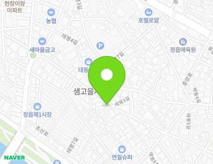 34 Taepyeong 5-gil, Jeongeup-si, Jeonbuk-do, Republic of Korea Map