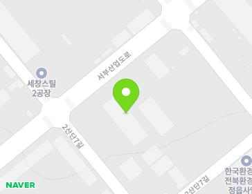 3 2sandan 7-gil, Jeongeup-si, Jeonbuk-do, Republic of Korea Map