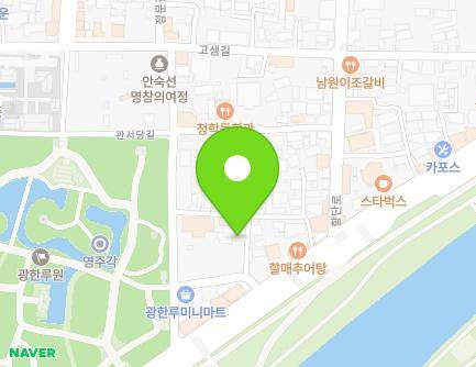 14-6 Wolmaean-gil, Namwon-si, Jeonbuk-do, Republic of Korea Map