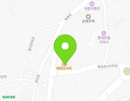 141 Yerae-ro, Seogwipo-si, Jeju-do, Republic of Korea Map