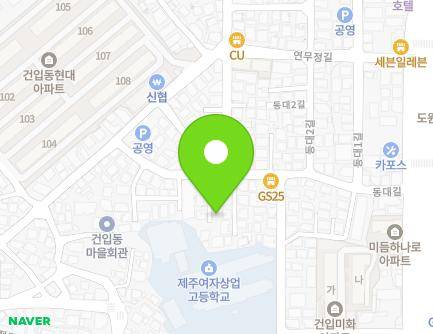 21-3 Dongdae-gil, Jeju-si, Jeju-do, Republic of Korea Map