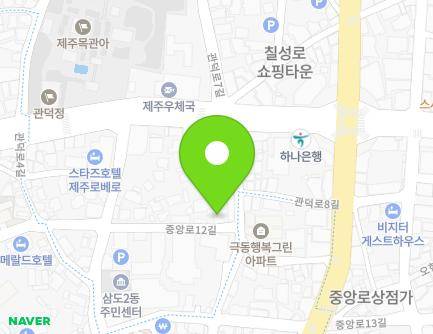 14 Jungang-ro 12-gil, Jeju-si, Jeju-do, Republic of Korea Map