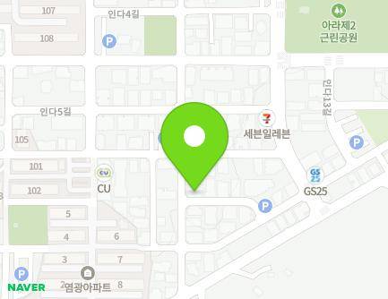 37 Inda 4-gil, Jeju-si, Jeju-do, Republic of Korea Map