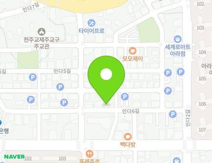 47 Inda 6-gil, Jeju-si, Jeju-do, Republic of Korea Map