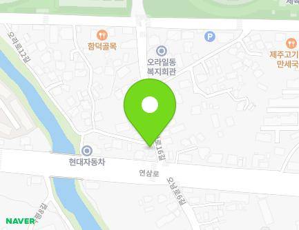 16 Ora-ro 16-gil, Jeju-si, Jeju-do, Republic of Korea Map