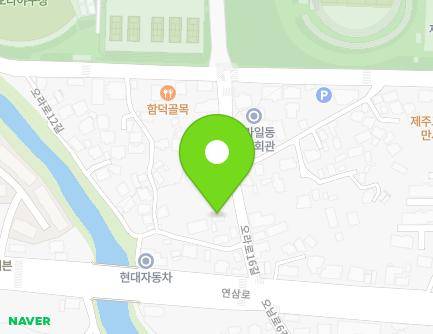 12 Ora-ro 16-gil, Jeju-si, Jeju-do, Republic of Korea Map