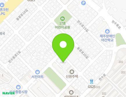 13-1 Cheonsu-ro 13-gil, Jeju-si, Jeju-do, Republic of Korea Map