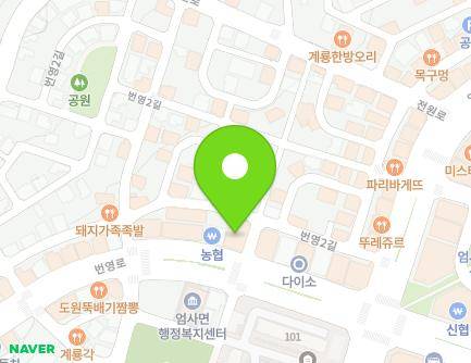 46 Beonyeong-ro, Eomsa-myeon, Gyeryong-si, Chungcheongnam-do, Republic of Korea Map