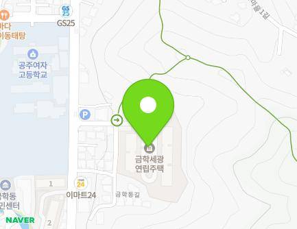 29-15 Geumhakdong-gil, Gongju-si, Chungcheongnam-do, Republic of Korea Map