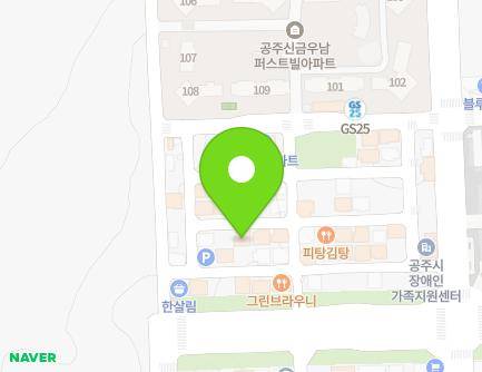 41-19 Hanjeok 2-gil, Gongju-si, Chungcheongnam-do, Republic of Korea Map