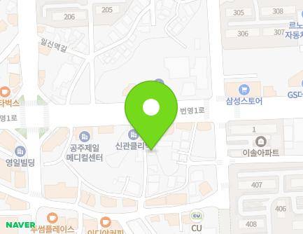 43-10 Heuksugol-gil, Gongju-si, Chungcheongnam-do, Republic of Korea Map